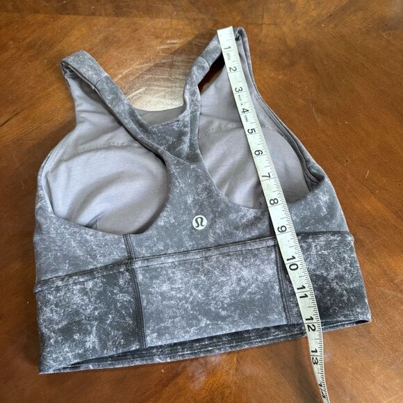 Lululemon Bra Wunder Train Long Line LW2CYKS Stretch Sz 2 - Picture 6 of 12